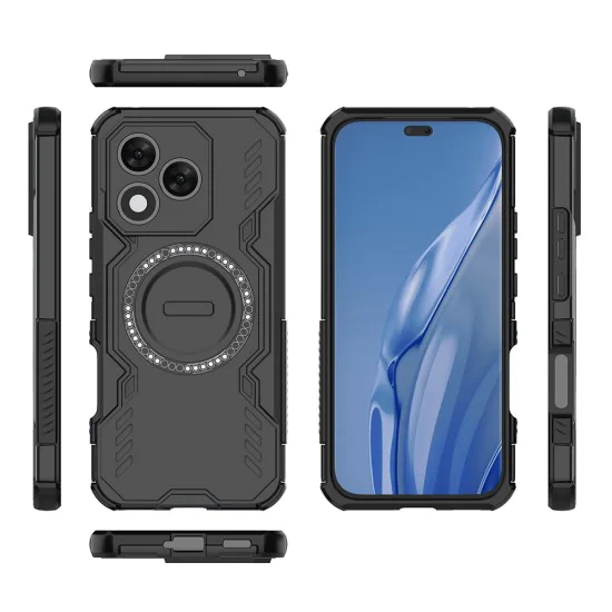 Калъф за Honor 400 Lite - ArmorMag Case - Черен