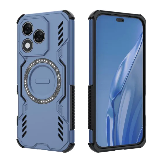 Калъф за Honor 400 Lite - ArmorMag Case - Син
