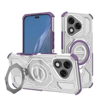 Калъф за Honor 400 Lite - Carbon Shield PRO - Лилав