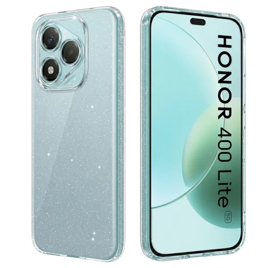 Калъф за Honor 400 Lite - Techsuit - Серия SparkleSkin - Прозрачен