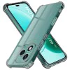 Калъф за Honor 400 Lite - Techsuit - Удароустойчив Clear Silicone - Опушено Черен