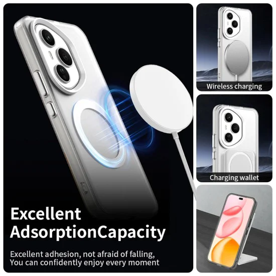 Калъф за Honor 400 Pro - CandyCase MagSafe - Бял