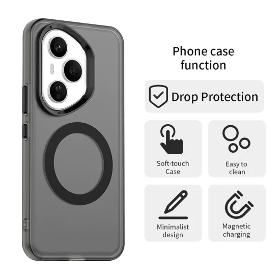 Калъф за Honor 400 Pro - CandyCase MagSafe - Черен