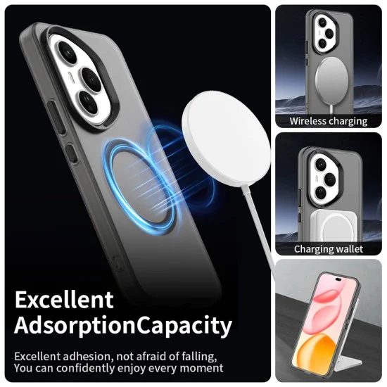 Калъф за Honor 400 Pro - CandyCase MagSafe - Черен