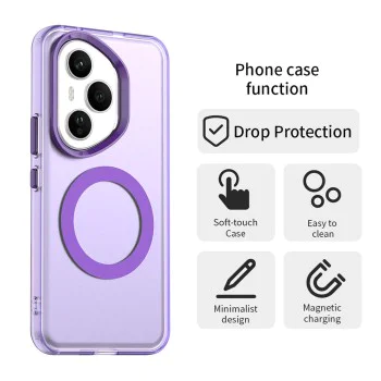 Калъф за Honor 400 Pro - CandyCase MagSafe - Лилав