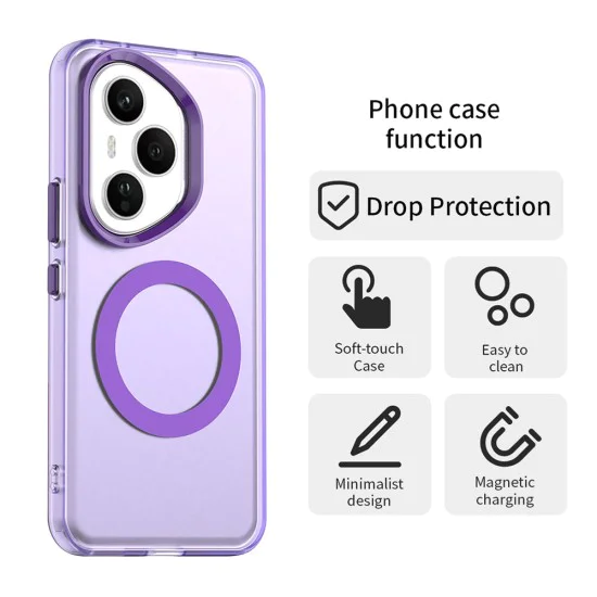 Калъф за Honor 400 Pro - CandyCase MagSafe - Лилав