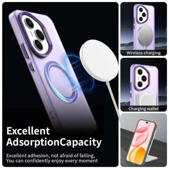 Калъф за Honor 400 Pro - CandyCase MagSafe - Лилав