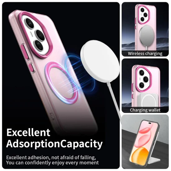Калъф за Honor 400 Pro - CandyCase MagSafe - Розов