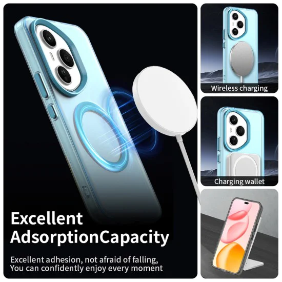 Калъф за Honor 400 Pro - CandyCase MagSafe - Син