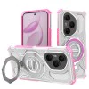 Калъф за Honor 400 Pro - Carbon Shield PRO - Pink Transparent