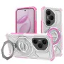 Калъф за Honor 400 Pro - Carbon Shield PRO - Pink Transparent