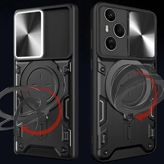 Калъф за Honor 400 Pro - Techsuit - CamGuard Pro - Червен