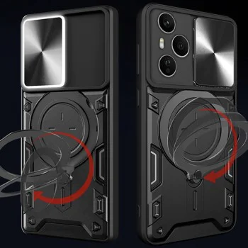 Калъф за Honor 400 Pro - Techsuit - CamGuard Pro - Розово Злато - Златист