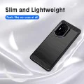 Калъф за Honor 400 Pro - Techsuit - Carbon Silicone - Син