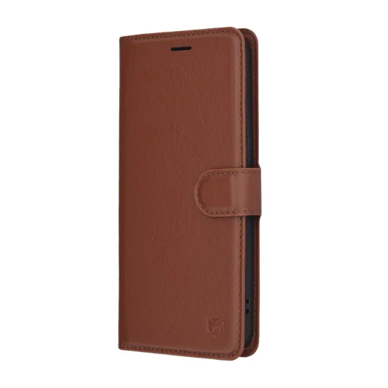 Калъф за Honor 400 Pro - Techsuit - Leather Folio - Кафяв