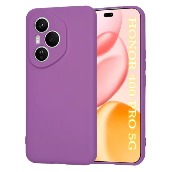 Калъф за Honor 400 Pro - Techsuit - SoftFlex - Лилав
