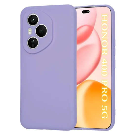 Калъф за Honor 400 Pro - Techsuit - SoftFlex - Светло лилав