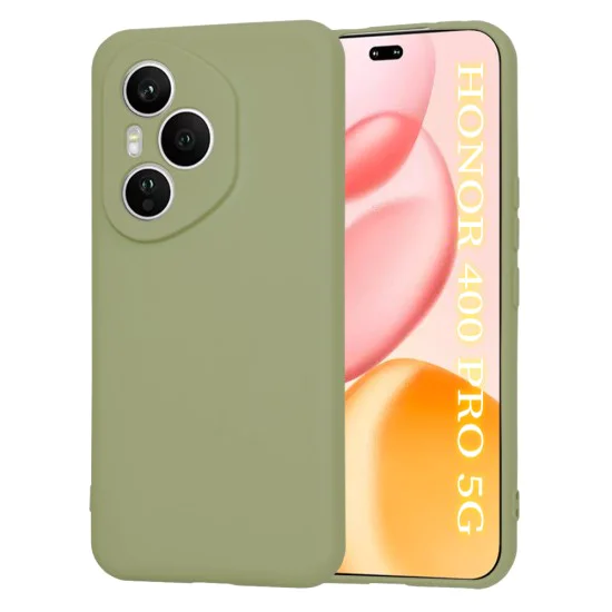Калъф за Honor 400 Pro - Techsuit - SoftFlex  - Зелен