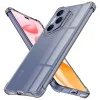Калъф за Honor 400 Pro - Techsuit - Удароустойчив Clear Silicone - Опушено Черен