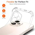 Калъф за Honor 400 Pro - Techsuit - Удароустойчив Clear Silicone - Прозрачен