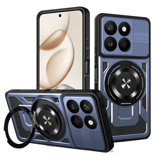 Калъф за Honor 400 Smart / X7d 4G - Techsuit RuggedCam - Син