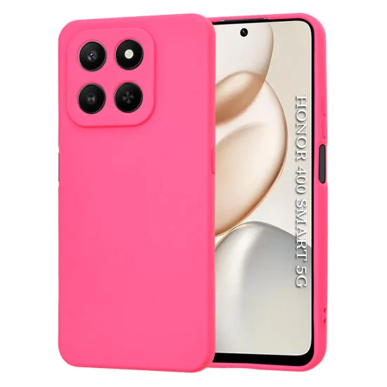 Калъф за Honor 400 Smart / X7d 4G - Techsuit SoftFlex - Ярко розов
