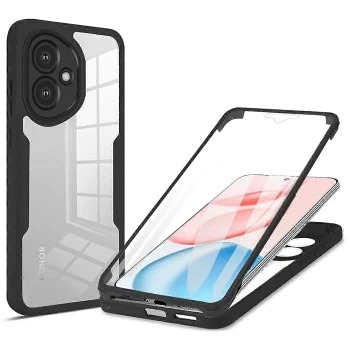 Калъф за Honor 400 - Techsuit - ColorVerse 360 ​​Series + Screen Protector - Черен