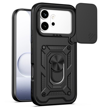 Калъф за Honor 600 / 600 Pro - CamShield Series - Techsuit - Черен