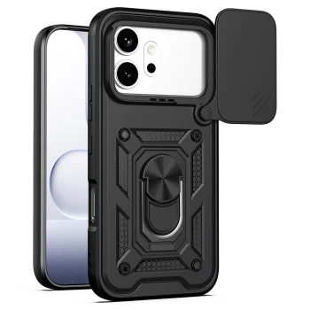 Калъф за Honor 600 / 600 Pro - CamShield Series - Techsuit - Черен