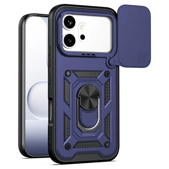 Калъф за Honor 600 / 600 Pro - CamShield Series - Techsuit - Син