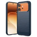 Калъф за Honor 600 / 600 Pro - Carbon Silicone - Techsuit - Син