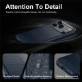 Калъф за Honor 600 / 600 Pro - Carbon Silicone - Techsuit - Син