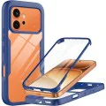 Калъф за Honor 600 / 600 Pro - ColorVerse 360 Series + протектор - Techsuit - Син