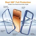 Калъф за Honor 600 / 600 Pro - ColorVerse 360 Series + протектор - Techsuit - Син
