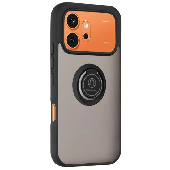 Калъф за Honor 600 / 600 Pro - Glinth - Techsuit - Черен