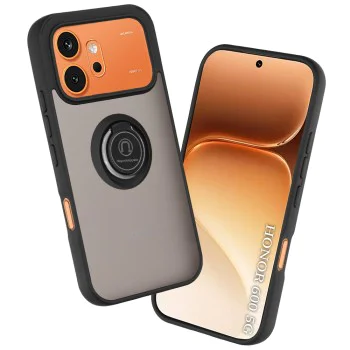 Калъф за Honor 600 / 600 Pro - Glinth - Techsuit - Черен