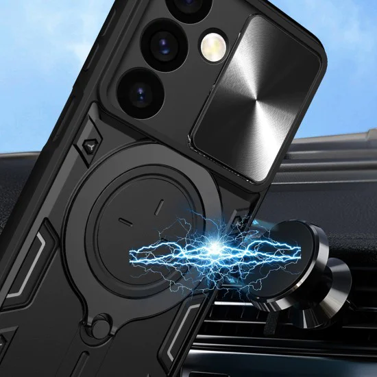 Калъф за Honor 600 Lite - CamGuard Pro - Techsuit - Червен