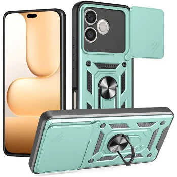 Калъф за Honor 600 Lite - CamShield Series - Techsuit - Зелен