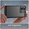 Калъф за Honor 600 Lite - Carbon Silicone - Techsuit - Черен