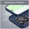 Калъф за Honor 600 Lite - Carbon Silicone - Techsuit - Син