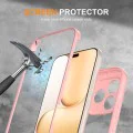 Калъф за Honor 600 Lite - ColorVerse 360 Series + протектор - Techsuit - Розов
