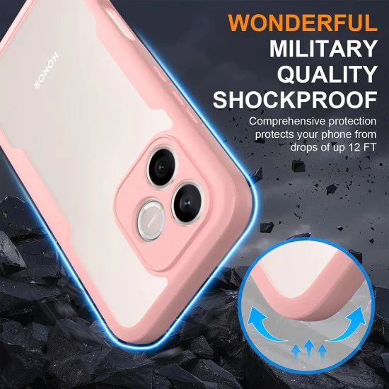 Калъф за Honor 600 Lite - ColorVerse 360 Series + протектор - Techsuit - Розов