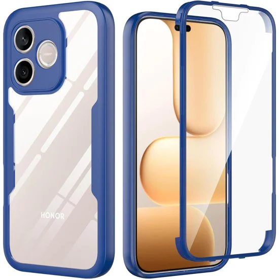 Калъф за Honor 600 Lite - ColorVerse 360 Series + протектор - Techsuit - Син