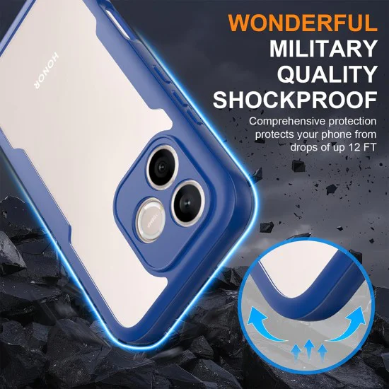 Калъф за Honor 600 Lite - ColorVerse 360 Series + протектор - Techsuit - Син