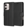 Калъф за Honor 600 Lite - Leather Folio - Techsuit - Черен