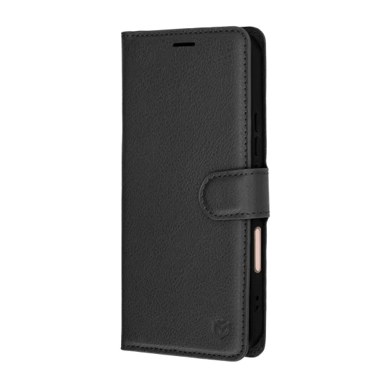 Калъф за Honor 600 Lite - Leather Folio - Techsuit - Черен