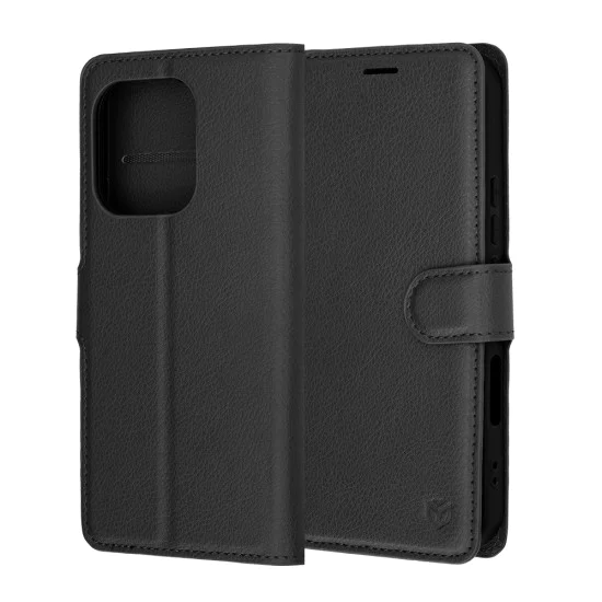 Калъф за Honor 600 Lite - Leather Folio - Techsuit - Черен