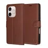Калъф за Honor 600 Lite - Leather Folio - Techsuit - Кафяв
