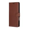 Калъф за Honor 600 Lite - Leather Folio - Techsuit - Кафяв