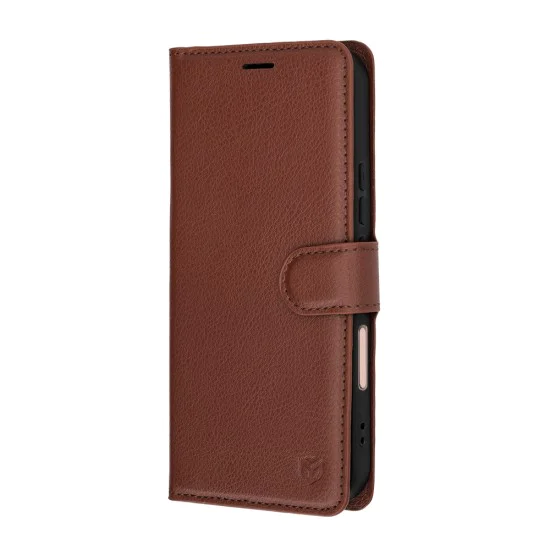 Калъф за Honor 600 Lite - Leather Folio - Techsuit - Кафяв
